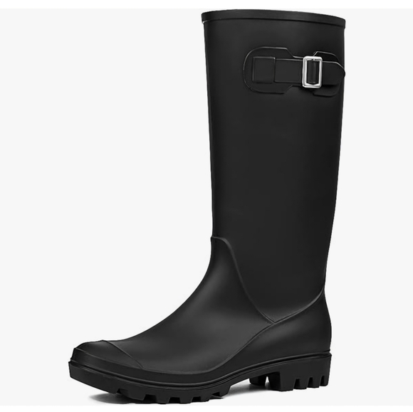 Best Offer...DKSUKO Women's Tall Waterproof Rain Boots Size 8 - Picture 4 of 12